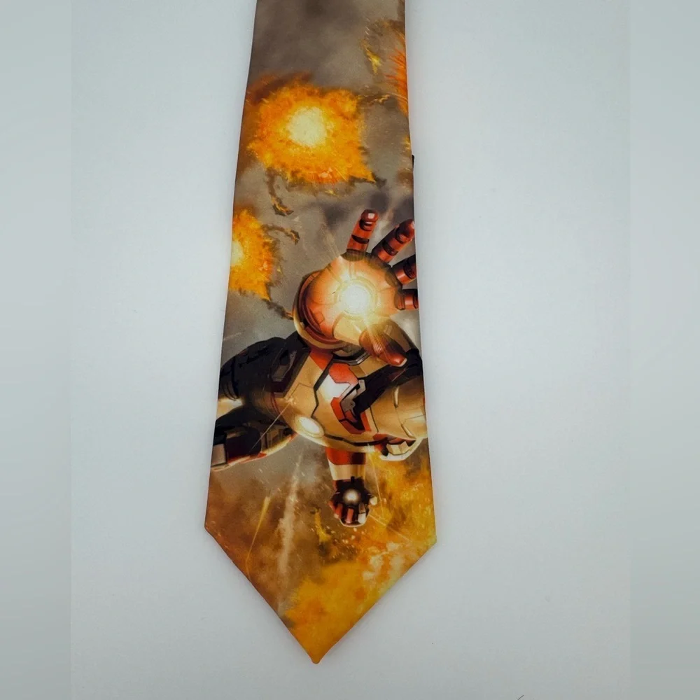 Marvel Ironman Boys Formal Neck tie adjustable slip on cartoon movie avengers
